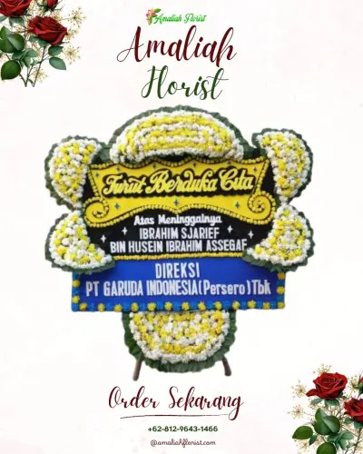 Papan Bunga Duka di Mancak